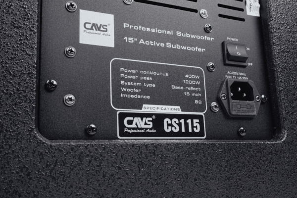 Loa Sub Active CAVS CS115 7 Loa Sub Active CAVS CS115 - Ảnh 5